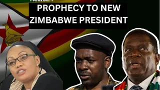 PROPHECY TO NEW ZIMBABWE PRESIDENT  By Prophet Last Chiangwa