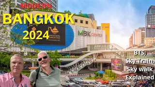 Modern Bangkok is incredible. (Sukhumvit Road, BTS & Skywalk) - 2024