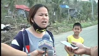 Typhoon victims grumble over alleged shortage of relief goods in Polangui, Albay