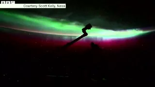 Northern Lights: Timelapse shows Aurora Borealis from space