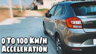 Suzuki Baleno 0 to 100km/h Acceleration Race | Manvar Vlogs