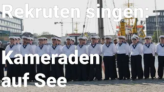 Sensationell: Rekruten singen "Hymne der Marine" - Kameraden auf See - Gelöbnis in Bremerhaven