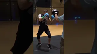 Khabib boxing work with Coach Javier in Dubai 2020 last fight #khabibnurmagomedov