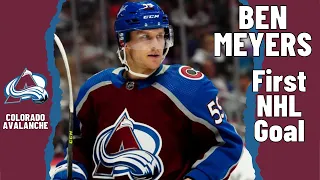 Ben Meyers #59 (Colorado Avalanche) first NHL goal Apr 16, 2022