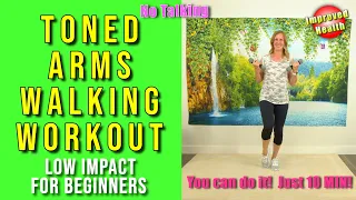 10 MIN TONED ARMS WORKOUT | Low Impact At Home Workout | No Talking Workout