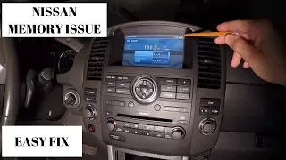 Nissan Radio Problem Fixed