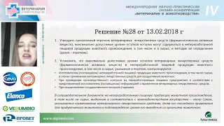 Анна Елагина. Методы контроля остаточных количеств антибиотиков в продукции...