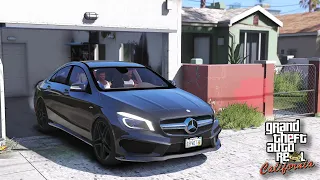 GTA 5 - REAL LA STREET LIFE - NEW BENZ & HOUSE IN THE HOOD - LA REVO #14