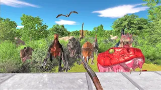 【Take 10】Survive in the grasslands with dinosaurs. FPS perspective! | Animal Revolt Battle Simulator