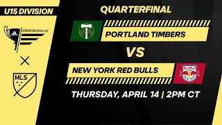 U15 GA Cup: Portland Timbers vs New York Red Bulls | April 14, 2022 | FULL GAME