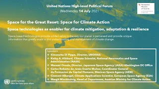 Space for the Great Reset - Space for Climate Action