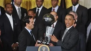 Miami Heat Honored by President Barack Obama at White House