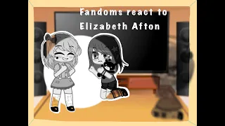 Fandom reacts to Elizabeth Afton// part 1// Credits in Desc//