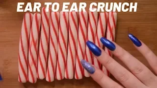 No Talking ASMR Crunchy Candy Eating Mouth Sounds (Peppermint sticks, Gum, Candy Buttons)