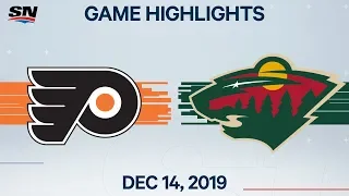 NHL Highlights | Flyers vs Wild – Dec. 14, 2019