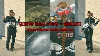 Game Day Vlog + GRWM: school vlog, chipotle, publix , cheer, etc