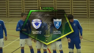 ALUMNUS vs FUTSAL DINAMO 3:6 (21. kolo, 1. HMNL 18/19)