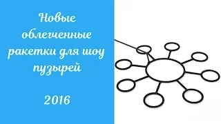 Реквизит для шоу пузырей. Новые облегченные ракетки.