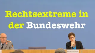 Kampf gegen Rechtsextreme in der Bundeswehr/KSK | Verteidigungsministerin AKK | BPK 1. Juli 2020