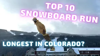 Epic Top-to-Bottom Run at Keystone Resort - One of the Longest Runs in Colorado!