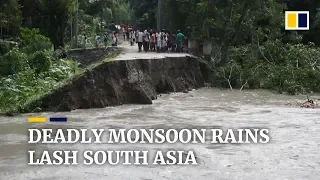 Torrential monsoon rains cause over 70 deaths in Bangladesh, India and Nepal
