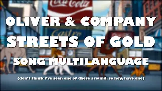 Oliver & Company 'Streets of Gold' Full Song Multilanguage