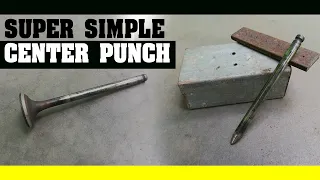 Simple Center Punch | Homemade Center Punch | DIY Center Punch | How to make center punch