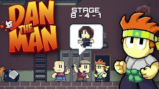 DAN THE MAN STAGE 8 - 4 - 1 CON TODAS LAS ÁREAS SECRETAS | GAMEPLAY MODO HISTORIA