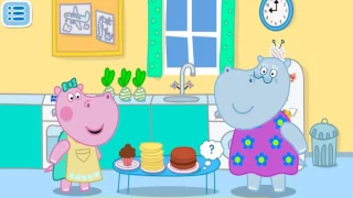 Свинка Пеппа Детская Кулинарная Школа. Детская обучающая игра как мультик.