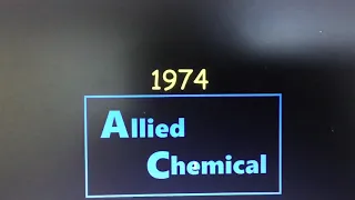 1974 New Year Sign On Allied Chemical Building (Animation)