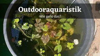 Outdooraquaristik/ Wie geht das?/ Was brauch ich?