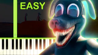 Cartoon Dog - Nightmares - EASY Piano Tutorial