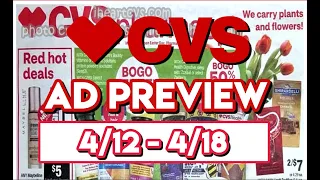 CVS EARLY AD Preview | 4/12-4/18 | Order Online if You Can | Shop with Sarah