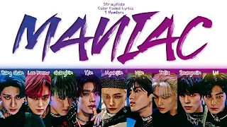 [FM] Stray Kids - 'MANIAC' Color Coded Lyrics [9 members] - Cover by 엔디ANDI