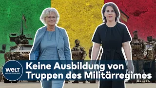 KLARE KANTE: Baerbock und Lambrecht - Ausbildungsmission für Militärdiktatur in Mali | WELT Dokument