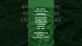 ¡Vas A Ganar Mucho Dinero!  #auracanaloficial #suerte #dinero #millonario #abundancia #ayudaras