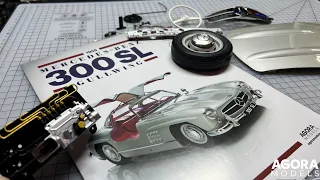 Build the 1:8 Scale Mercedes 300SL Gullwing - Pack 1 - Stages 1-4