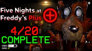 FNAF PLUS 4/20 COMPLETE & Ending + Extra (Fan-made LostPawPlay)