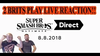 Super Smash Bros. Ultimate Direct – 08.08.2018 - LIVE REACTION!!