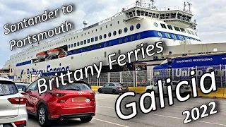 Brittany Ferries Galicia - Santander to Portsmouth 2022.