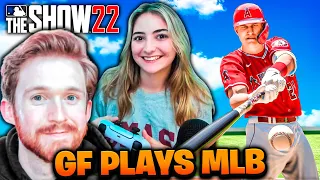 My Girlfriend Plays MLB The Show For The First Time...