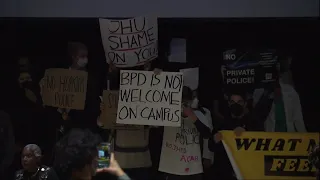 Protesters disrupt Johns Hopkins town hall on police force for second time