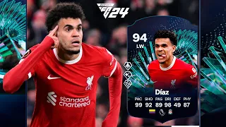 ESTA CARTA ES LOCURA!!! REVIEW LUIS DIAZ TOTS MOMENTS EN ESPAÑOL EA FC 24 UT