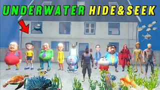 Shinchan & Franklin Playing Underwater Hide & Seek In Gta 5|Shinchan Playing Hide & Seek In Gta 5