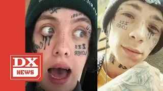 Lil Xan Fan Gets The Exact Same Face & Neck Tattoos As Lil Xan