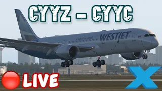 X-Plane 11 LIVE | VATSIM | WestJet OPS | Magknight 787-9 | CYYZ - CYYC | EN-FR