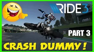 RIDE 3 Career Mode Part 3 | CRASH DUMMY! | Full Game | PS4 PRO Gameplay