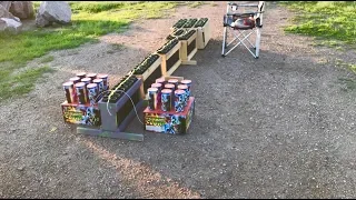 My Firework Display Set-Up and Show: July 4th 2018