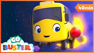 Buster Space Race | BEST OF Go Buster | Baby Cartoon | Kids Video | ABCs and 123s
