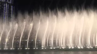 I will always love you Whitney Huston by Dubai singing fountains